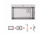 K37246 Кухонная мойка премиум  GERHANS  720*460*220