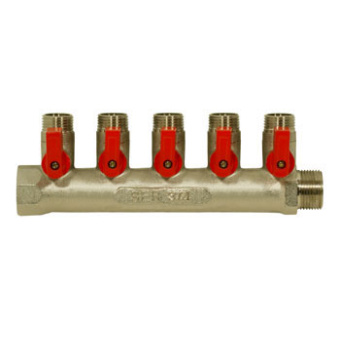 Коллектор 3/4" на 5 выхода 16(ц) 200-3/4(5)