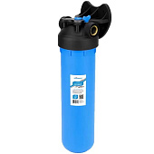 Фильтр Колба Биг Блю 20 (без картриджа) синяя колба АБФ-ПРО-20ББ пластик. кронштейн