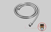 Шланг для душа и/и 150  OUTE ТР 37-15  (вн/труба EPDM,свободное вращение,гайка лат,конус лат)
