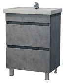 Тумба Даллас 60 (Фостер 60) DB2 бетон светлый (напольный)