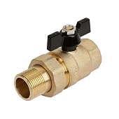 Кран шар. амер. 1" латунь TIM DE1233