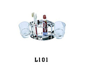 101 Держатель зубных щеток с 2-я стак.