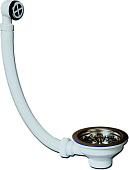 6441-VIR Выпуск "Элит" с нержавеющей чашкой 112 мм и круглым переливом (30986441)