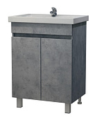 Тумба Даллас 60 (Фостер 60) бетон светлый (напольный)