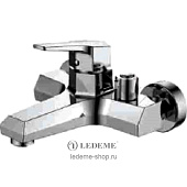 3259 Смеситель LEDEME д/в короткий нос,монолит ф35  (Н З)