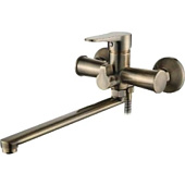 82212C Смеситель для ванны с длинным изливом  ф35 LOFFREY (бронза)