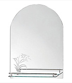 632 L  зеркало настенное с полочкой 700*500 