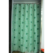 Шторы для в/к №33 100% полиэстер эконом 170*200 YQL 1170 green 