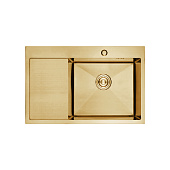 K37851G-R Кухонная мойка премиум GERHANS PVD  Цвет:	Золото