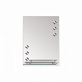 655 L зеркало настенное с полочкой 600*450 