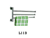 113 Полотенцедержатель повор. 3-х рожк.