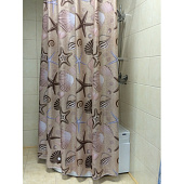 Шторы для в/к №54 полиэстер "ZALEL" 180*200 Арт YQL-1205А 