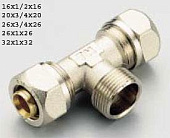 Тройник 16х1/2"х16 (ц/нар/ц) C-T160216MN