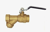 Кран шар. с фильтром 1/2" ручка. TIM BL7800A