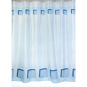 Шторы для в/к №41 полиэстер "ZALEL" 180*200 Арт 01336 blue