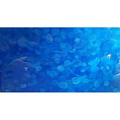 Шторы для в/к №26 "Zalel" 3D с кольцами 180*180 100% ЕVA арт. FG-1003G голуб. камушки