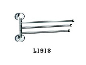 1913L Полотенцедержатель поворотный 3-х рожк.