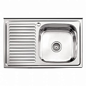 98050R Мойка из нержавеющей стали накладная 50x80 см Ledeme глянцевая Правая