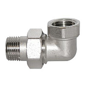 Американка 1" угловая латунь HJL044