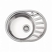 75745-L Мойка из нержавеющей стали врезная 45x57 см Ledeme L75745-L матовый (левая)
