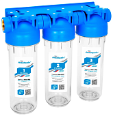 Магистральный фильтр ТРОЙНОЙ  АБФ-3 3/4 SLIM LINE