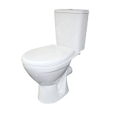 Компакт "СОЛО Люкс" белый ниж. подв, гориз, 2/реж, сид. микролифт