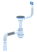 Сифон Ани Грот 31/2" с переливом  А0145SA15