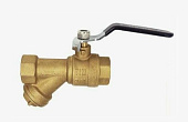 Кран шар. с фильтром 1/2" ручка. TIM BL7800A