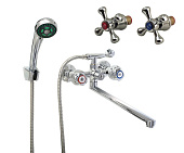 159-75 (ЕВРО) смеситель д/в (литой) пер. букса (евро эксцентрики)