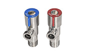КОМПЛЕКТ угловых кранов 1/2"-1/2" RM SUS304 (2ШТ)
