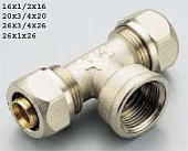 Тройник 16х3/4"х16 (ц/вн/ц)