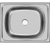 0.4*160 Мойка нерж. накладная 50*40   (К)