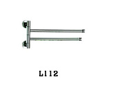 112 Полотенцедержатель повор. 2-х рожк.