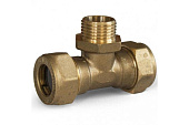 Тройник Neptun IWS 15*1/2*15 нар.резьба