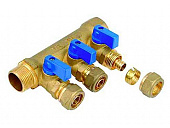 Коллектор 3/4" на 3 выхода 16(ц) 200-3/4(3)