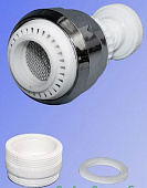 Аэратор ШАРНИР 2-х режим. вн. резьба + переход на  нар. резьба  DK-566А