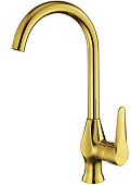 303-3 Смеситель ПСМ д/кух.  бок ручка НЕРЖ. СТАЛЬ ЗОЛОТОЙ