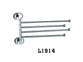 1914L Полотенцедержатель поворотный 4-х рожк.
